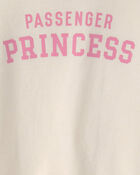Toddler Girl 'Passenger Princess' Graphic Tee - Cream, image 2 of 3 slides