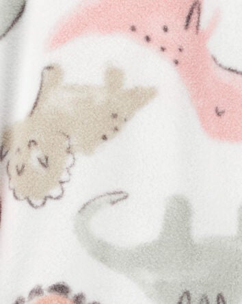 Toddler 1-Piece Dinosaur Fleece Footless Pyjamas
, 