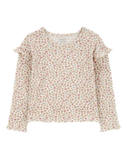 Toddler Floral Thermal Tee, image 1 of 3 slides
