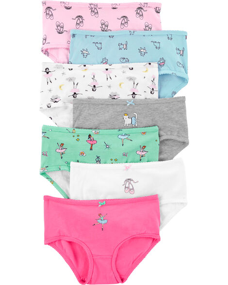 Carters Girls 4-6X 7-Pack Days of the Week Panty (Multi 4/5T