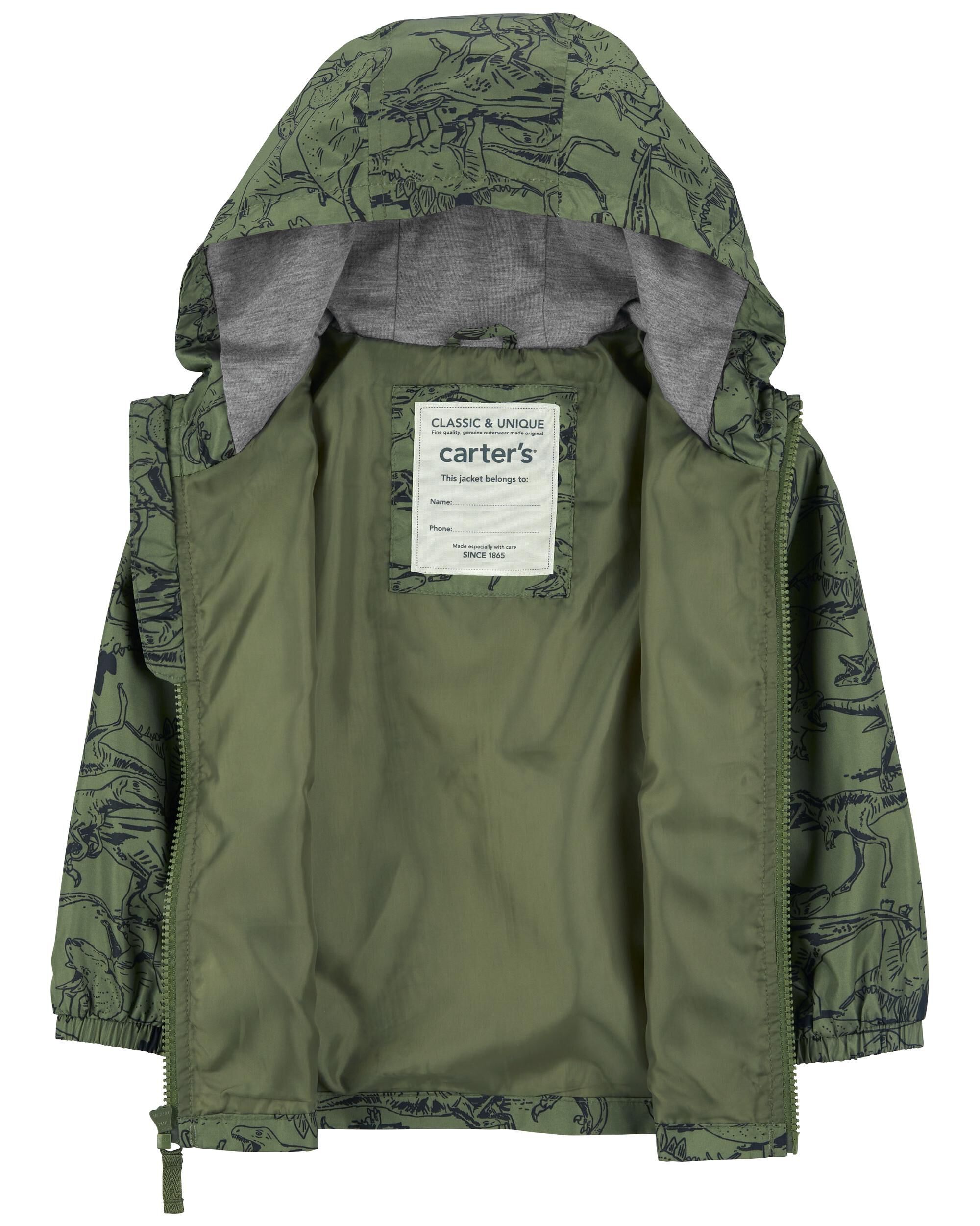 Baby Boys Baby Dino Print Jacket 24M Carter s