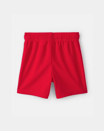 Tout-petit gar&ccedil;on - Shorts actifs en maille - Rouge, 