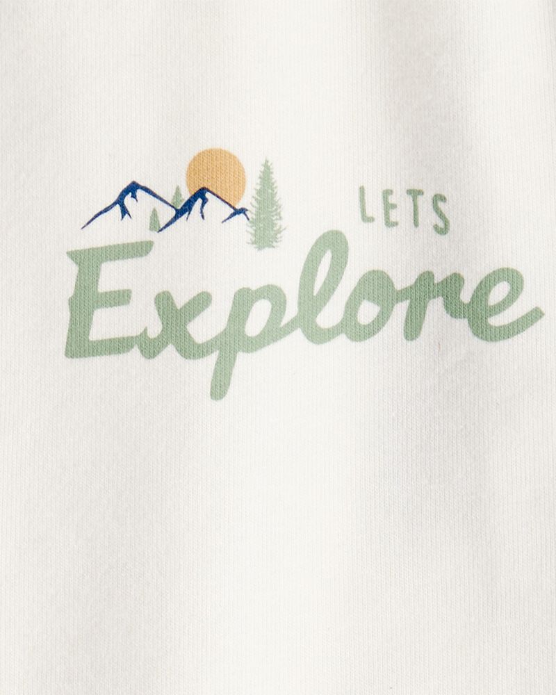 Baby Organic Cotton Let's Explore Long-Sleeve Tee, image 4 of 7 slides