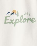 Baby Organic Cotton Let's Explore Long-Sleeve Tee, image 4 of 7 slides