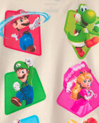 Gar&ccedil;ons - T-shirt &agrave; imprim&eacute; Nintendo Super Mario - Cr&egrave;me, image 4 sur 4 diapositives