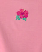 Filles - Pyjama 2 pi&egrave;ces sans manches, fleur - Rose, image 2 sur 3 diapositives