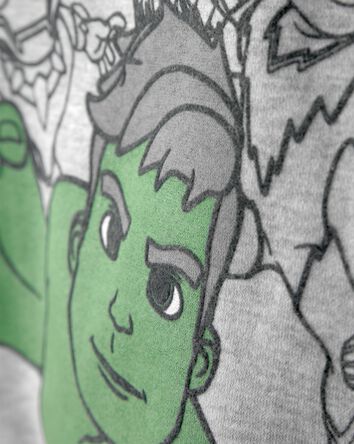 Toddler Boy &copy;Marvel The Incredible Hulk French Terry Pullover Sweatshirt - Grey, 