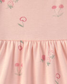 B&eacute;b&eacute; fille - Emballage 2 robes &agrave; manches courtes &agrave; motif fraise - Rose, image 3 sur 3 diapositives