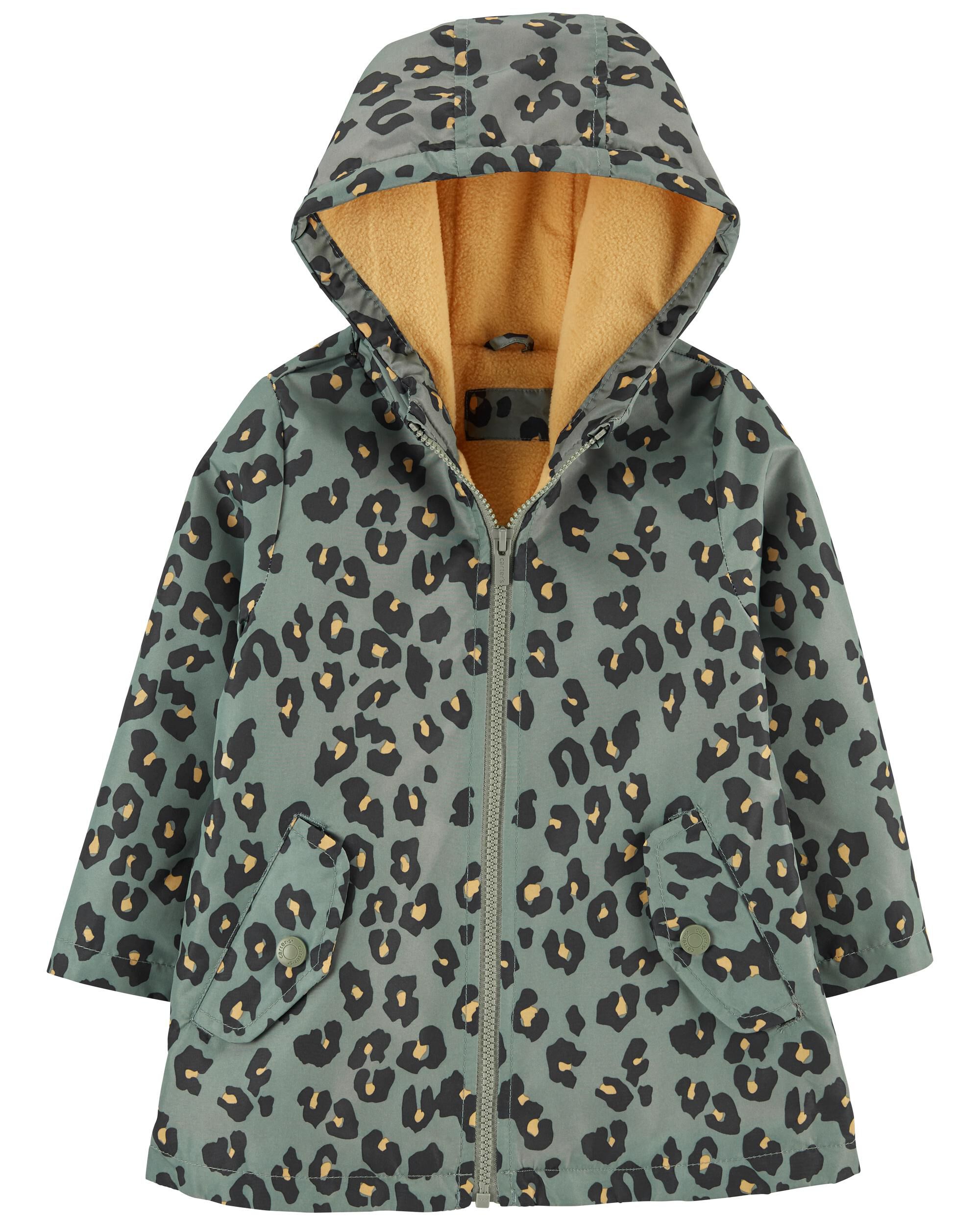 Leopard Print Rain Jacket