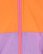 Kid Fleece-Lined Colourblock Rain Jacket, image 2 of 3 slides