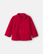 Toute-petit fille - Toute-petite fille &ndash; Manteau &ndash; Rouge, image 1 sur 2 diapositives