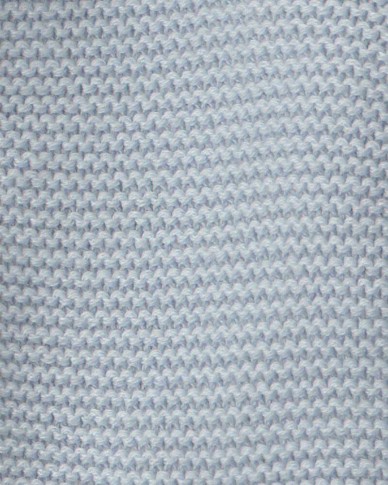 B&eacute;b&eacute; gar&ccedil;on - Blouson tricot &agrave; capuchon &agrave; th&egrave;me ourson - Bleu, image 3 sur 3 diapositives