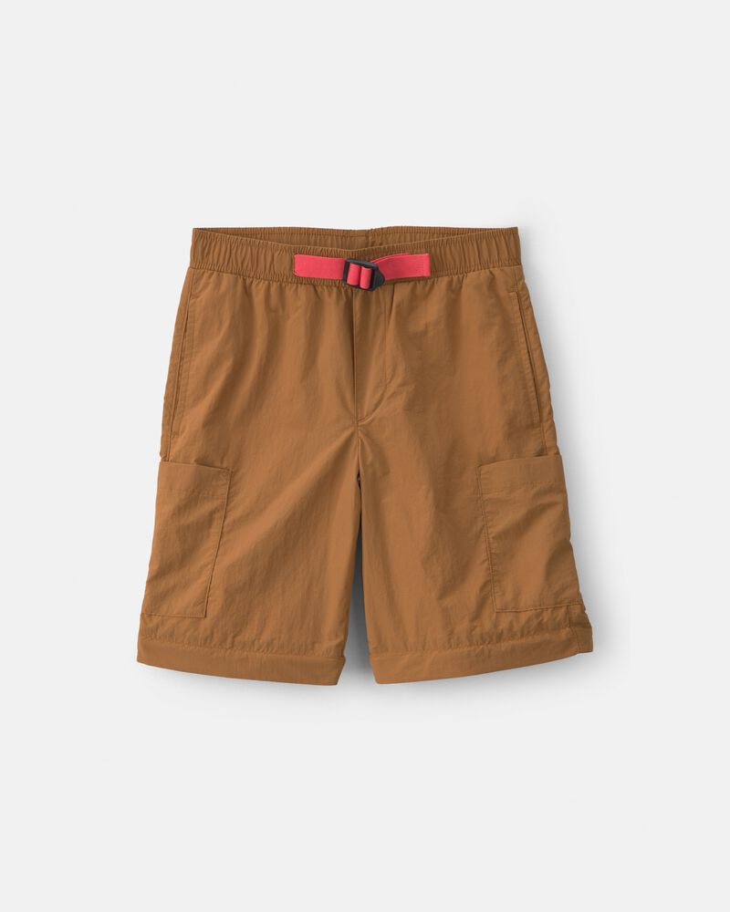 Boys Cargo Utility Zip-Off Pants - Brown, image 7 of 9 slides