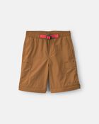 Boys Cargo Utility Zip-Off Pants - Brown, image 7 of 9 slides