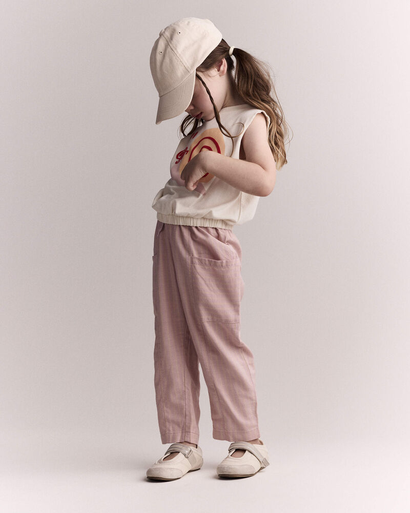 Tout-petit fille - D&eacute;bardeur &agrave; taille &eacute;lastique, escargot - Cr&egrave;me, image 3 sur 6 diapositives