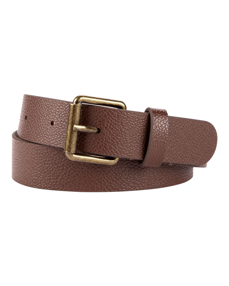 Ceinture en faux cuir - Brun, image 1 sur 1 diapositives