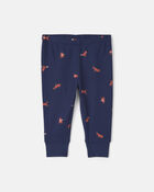 Baby Boy 3-Piece Fox Long-Sleeve Bodysuit & Pant Set - Navy Blue/Grey, image 2 of 5 slides