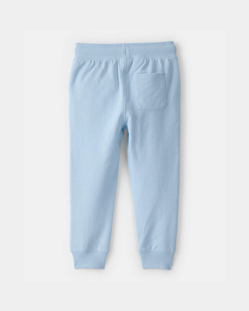 Toddler Boy French Terry Joggers - Blue, image 2 of 4 slides