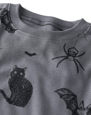 Toddler Organic Cotton Pyjamas in Spooky Shadows Print, 