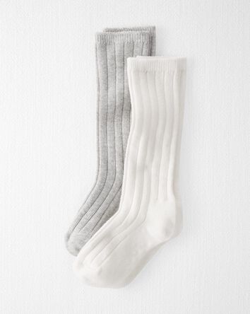 2-Pack Socks Made With Organic Cotton, 
