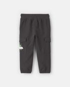 Pantalon de jogging cargo en jersey bouclette pour tout-petit - Gris, image 3 sur 5 diapositives
