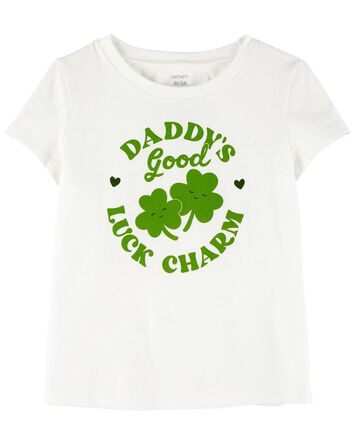 St. Patrick's Day Good Luck Charm Graphic Tee, 