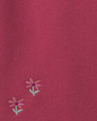 Baby Girl 2-Piece Floral Fleece Long-Sleeve Top & Pant Set - Brown/Red, image 4 of 5 slides