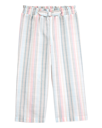 Toddler Striped Tie-Waist Pants, 