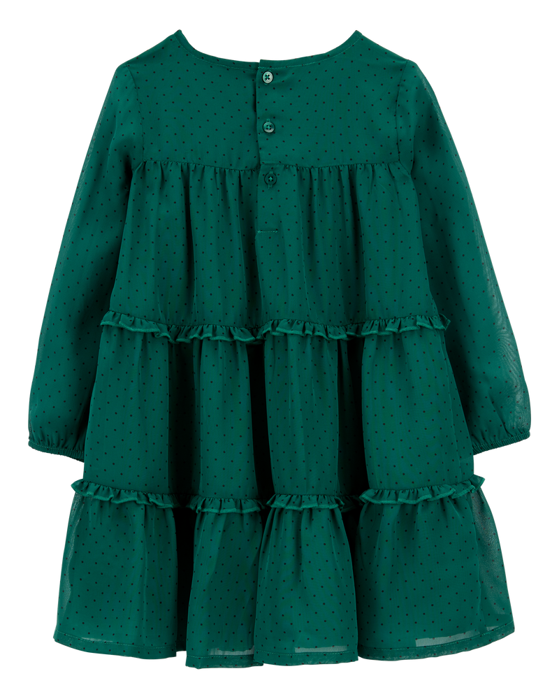 Girls green holiday dress hot sale