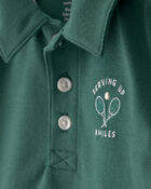 Baby Boy 2-Piece Top & Short Set - Green, image 2 of 4 slides