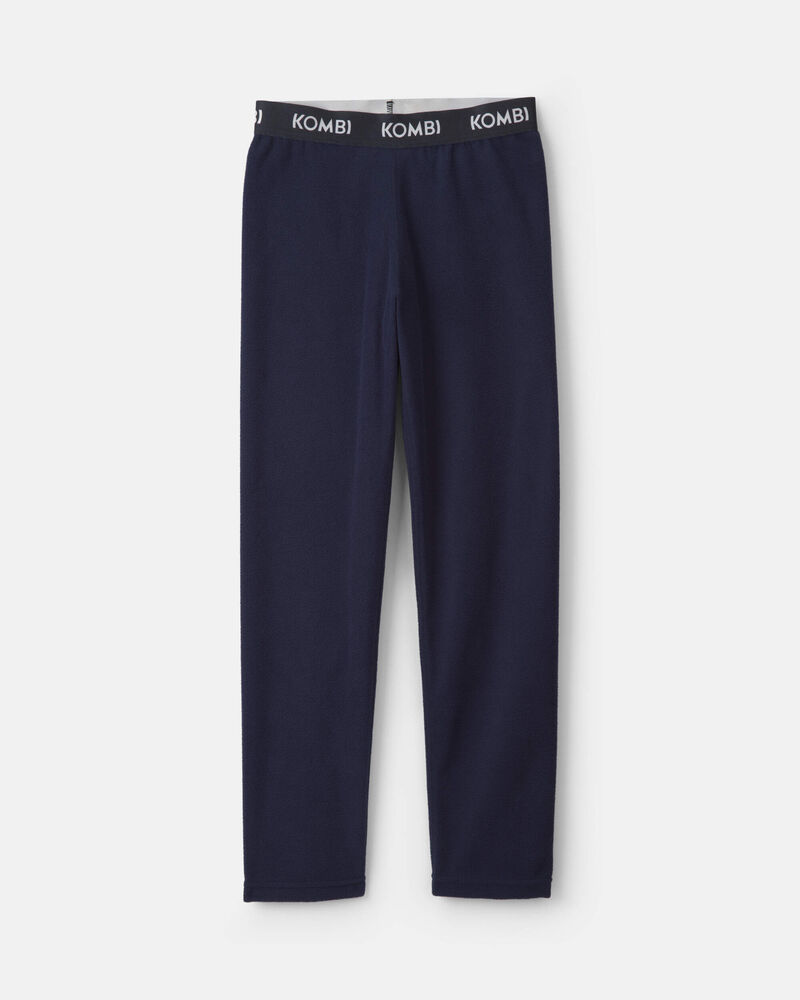 Gar&ccedil;ons - Pantalon couche de base en molleton Kombi - Bleu marine, image 1 sur 3 diapositives