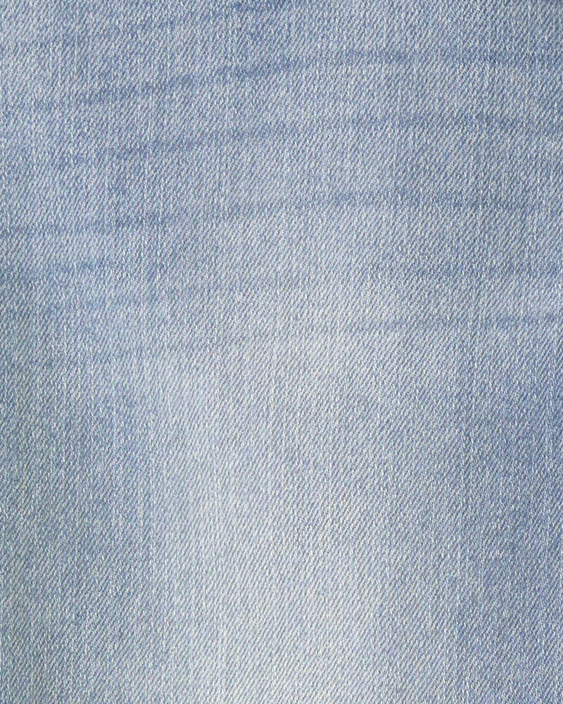 Kid Skinny Jeans In Sun Faded Light Wash, image 4 of 5 slides