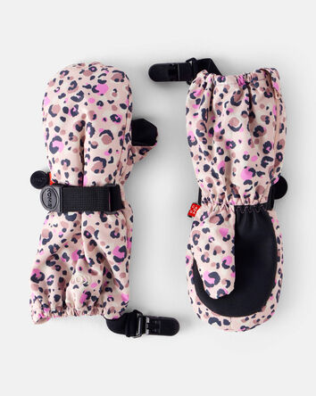 Tout-petit fille - Mitaines KOMBI Crazy Cariboo avec attaches, 