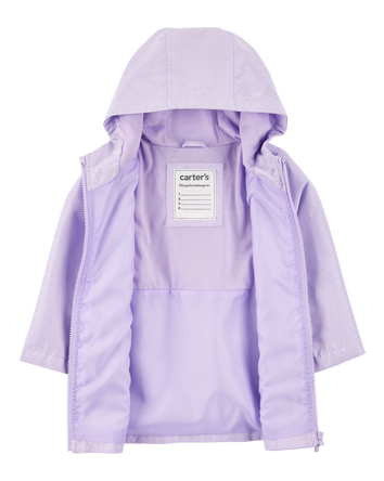 Toddler Heart Pockets Rain Jacket, 