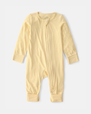 B&eacute;b&eacute; - Grenouill&egrave;re PurelySoft &agrave; fermeture &agrave; glissi&egrave;re &agrave; deux sens - Jaune, 