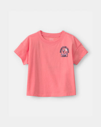 Tout-petit gar&ccedil;on - T-shirt &agrave; imprim&eacute; requin - Orange, 