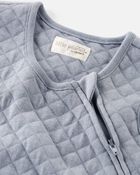 Baby Doubleknit Zip Little Planet Wearable Blanket - Grey, image 3 of 5 slides