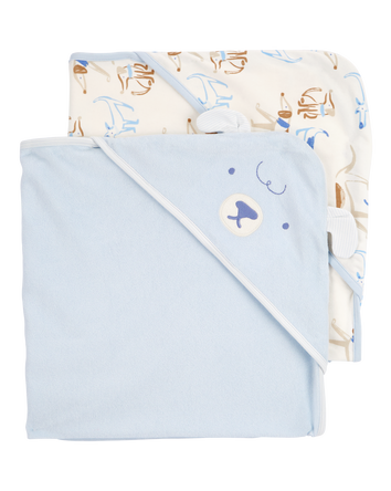 Baby 2-Pack Hooded Baby Towels, 