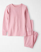 Toddler Girl Organic Cotton Pyjamas in Stripes, image 1 of 4 slides