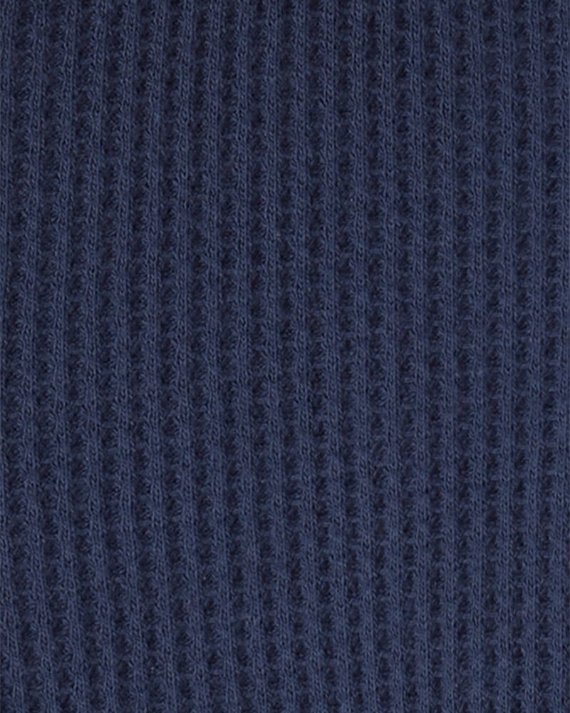 Baby Waffle Knit Hooded Jacket Made with Organic Cotton, image 4 of 4 slides