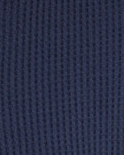 Baby Waffle Knit Hooded Jacket Made with Organic Cotton, image 4 of 4 slides