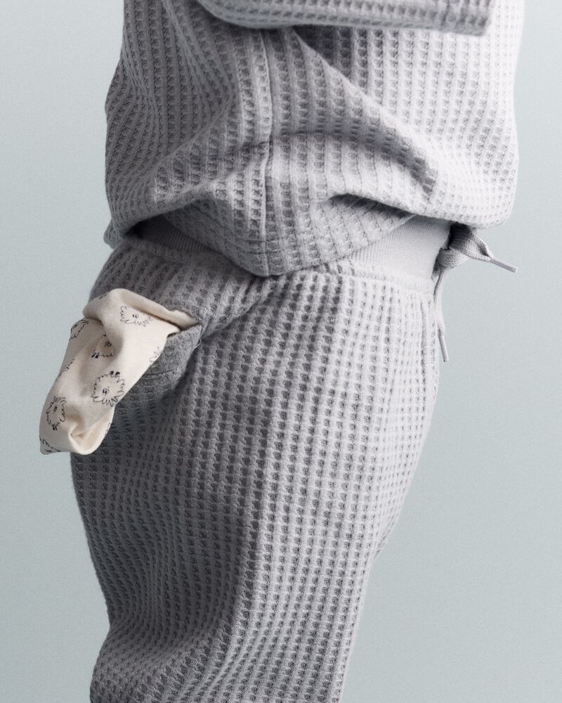 Toddler No-Seam Jogger Pant - Light Blue, image 3 of 9 slides