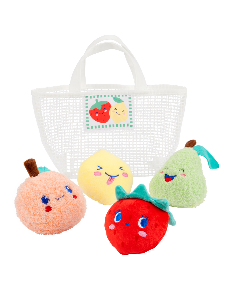 Baby Farmer's Market Fruit Plush Activity Set, image 1 of 2 slides