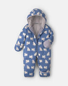Baby Boy Polar Bear Pramsuit- Blue
, image 2 of 3 slides