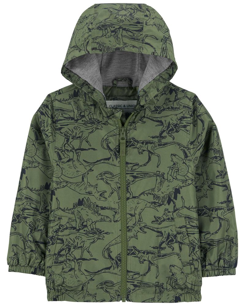 Toddler Dino Print Jacket, image 1 of 3 slides