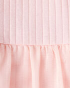 Baby Girl 2-Piece Ribbed Tutu Bodysuit Pant Set, image 2 of 3 slides