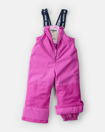 Tout-petit fille - Ensemble de neige 2 pièces pour fille imprimé cœur avec bonnet et cache-cou en polaire
, 