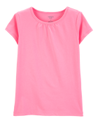 Kid Pink Cotton Tee, image 1 of 4 slides