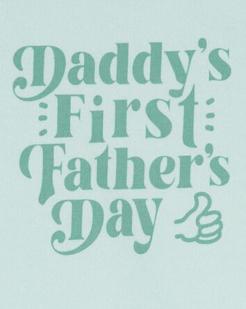 Cache-couche en coton pour la fête des Pères First Father’s Day, 