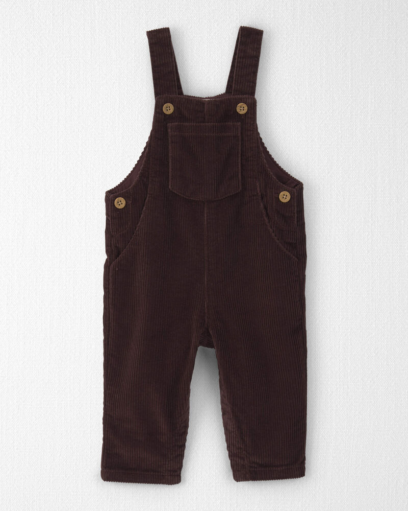 Baby Organic Cotton Corduroy Overalls, image 1 of 5 slides